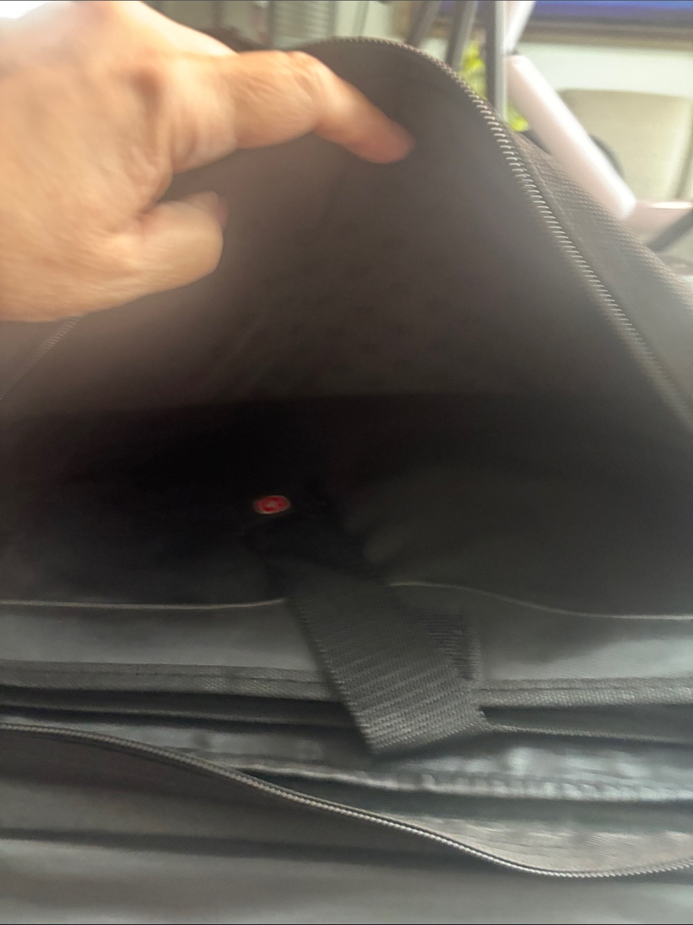 Black Men's Briefcase Laptop Bag - Picture 11 of 15